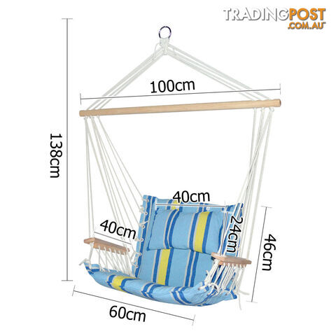 Hammock Swing Chair Light Blue