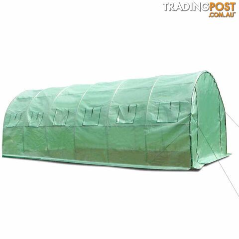 Garden Walk In Greenhouse 6Mx3Mx2M Plant House Deck Shed PE Cover Tunnel House