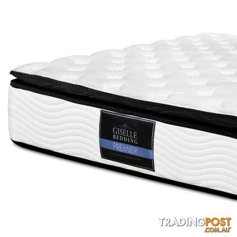 Luxury Mattress 28cm Natural Latex Pillow Top 5 Zone Pocket Spring King Single - photo 4 of 11