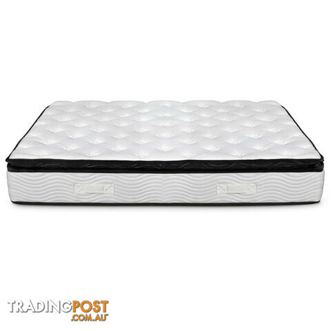 Luxury Mattress 28cm Natural Latex Pillow Top 5 Zone Pocket Spring King Single - photo 3 of 11