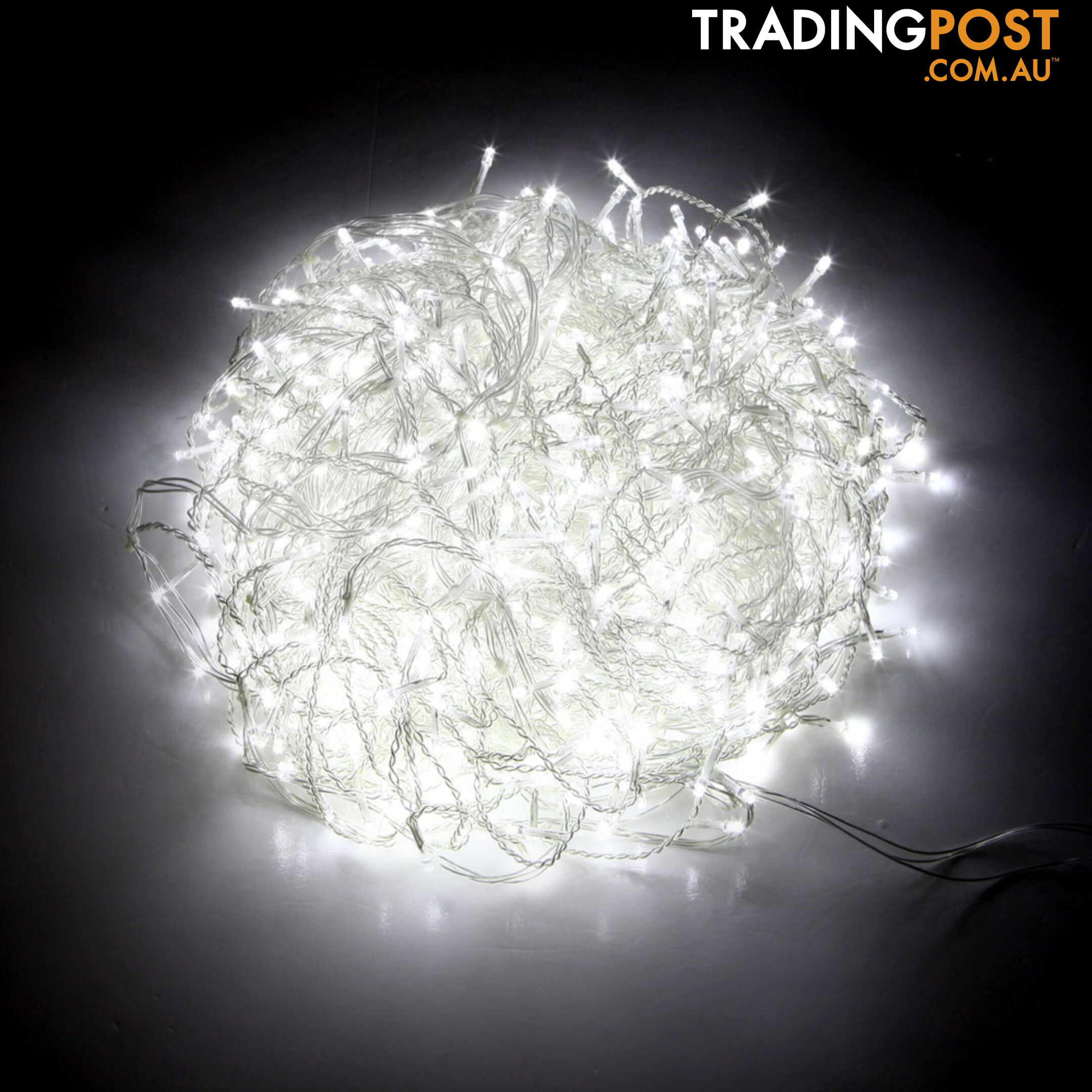 White 800 LED Fairy Icicle Lights Outdoor Indoor Decoration Wedding Party