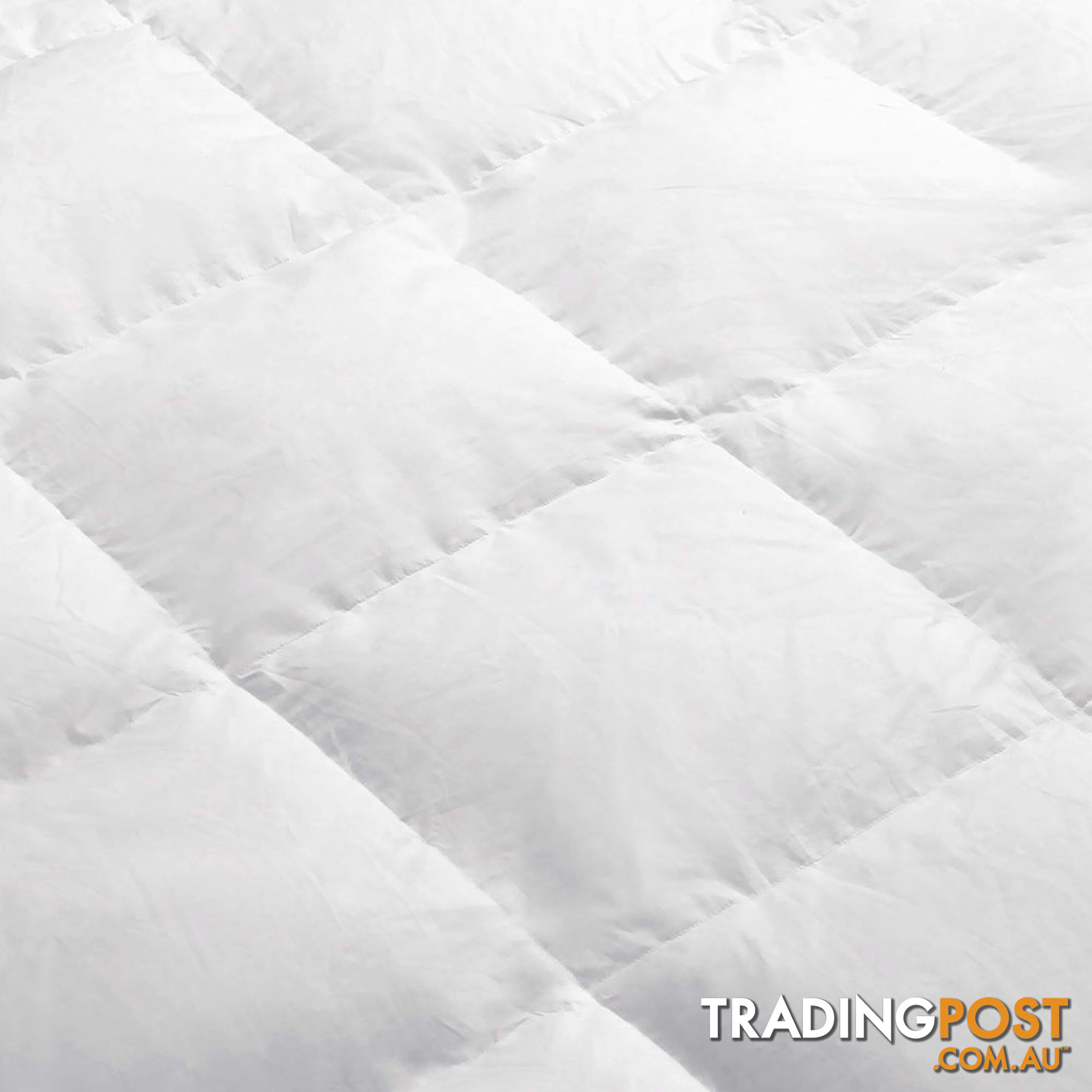 Premium Goose Feathers Down Quilt 500GSM All Season Doona Blanket Single Size