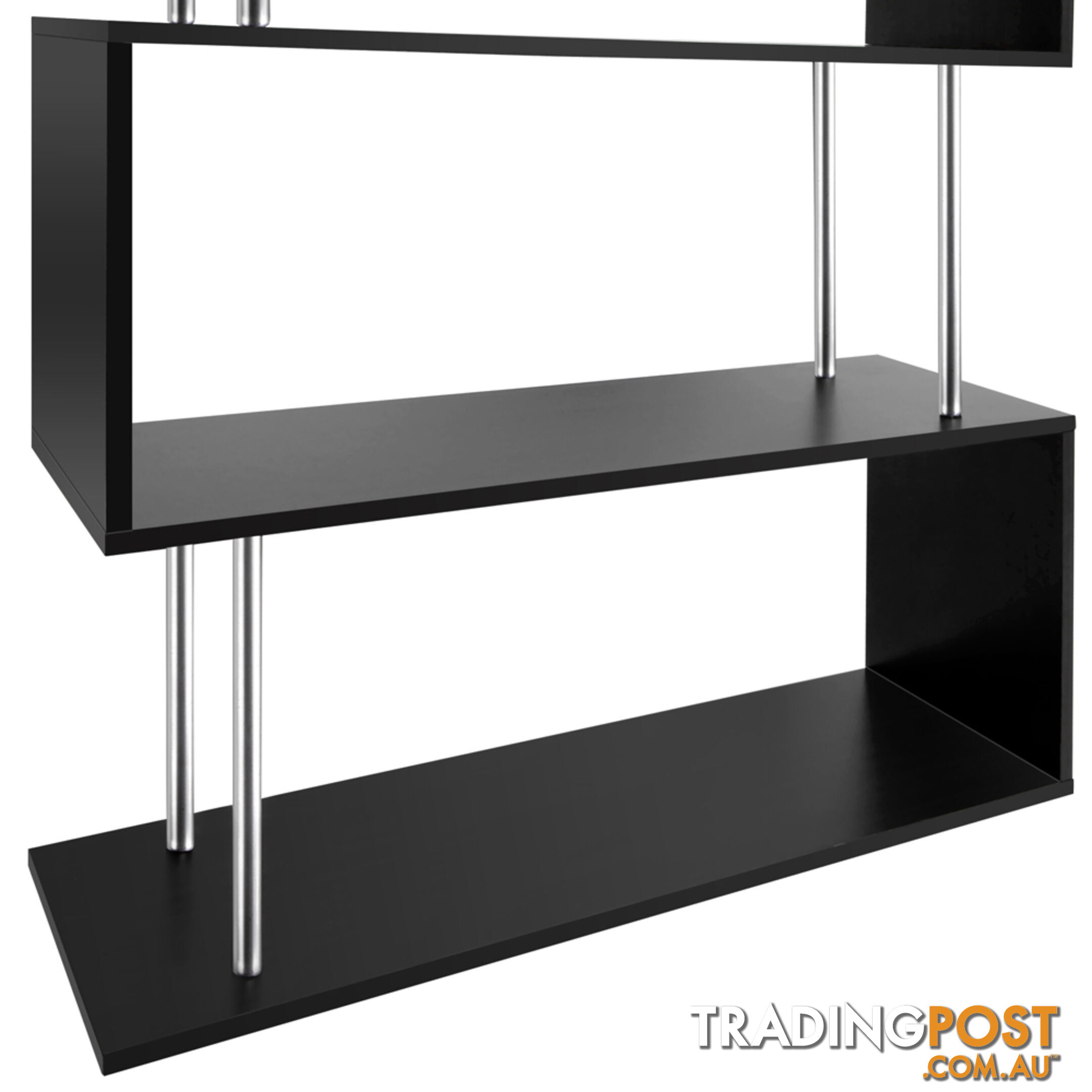 5 Tier Display/Book/Storage Shelf Unit Black