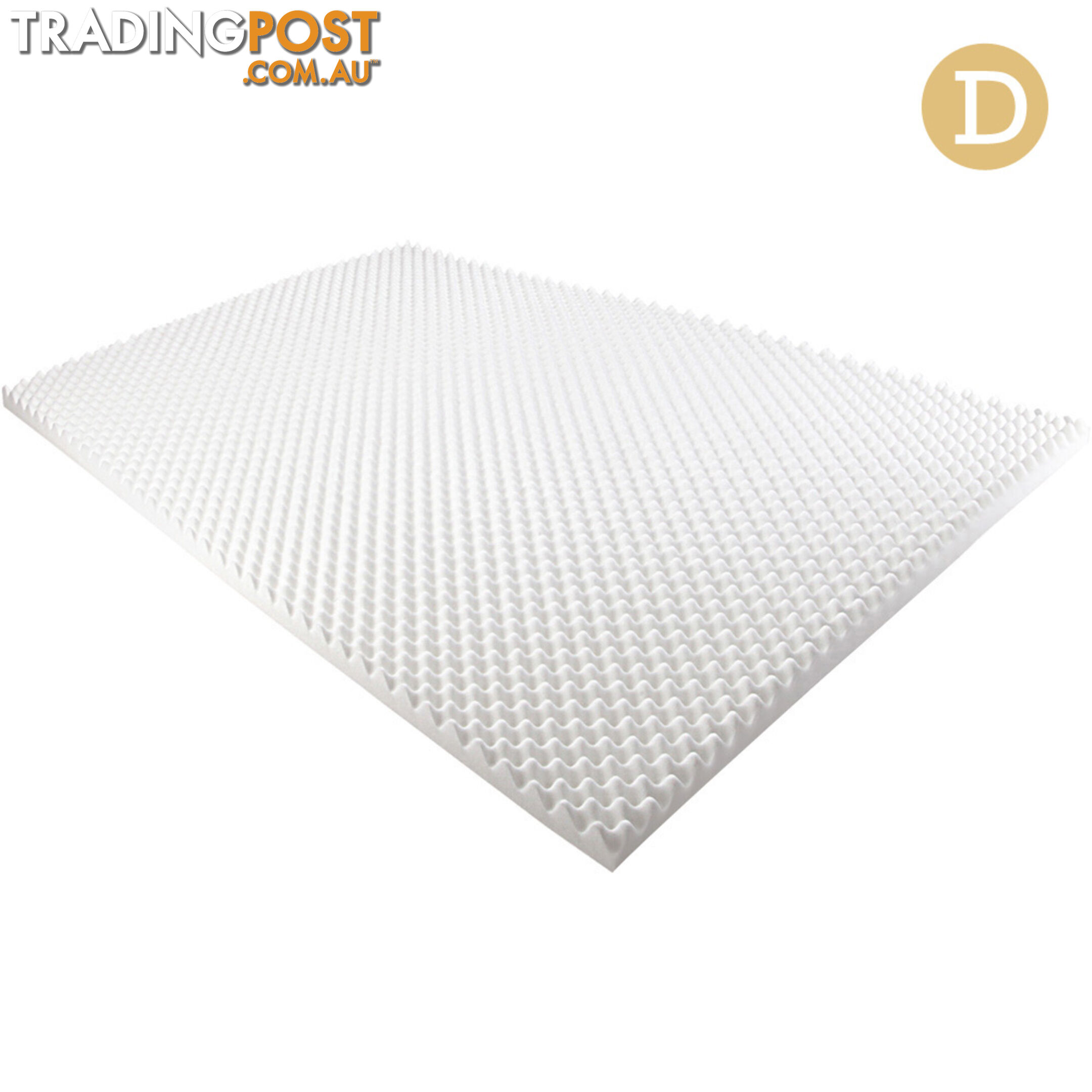 Premium 5cm Egg Crate Mattress Topper Anti-bacterial Underlay Protector Double