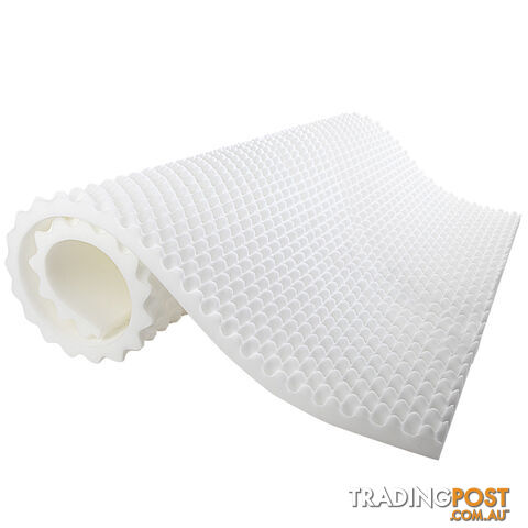 Premium 5cm Egg Crate Mattress Topper Anti-bacterial Underlay Protector Double