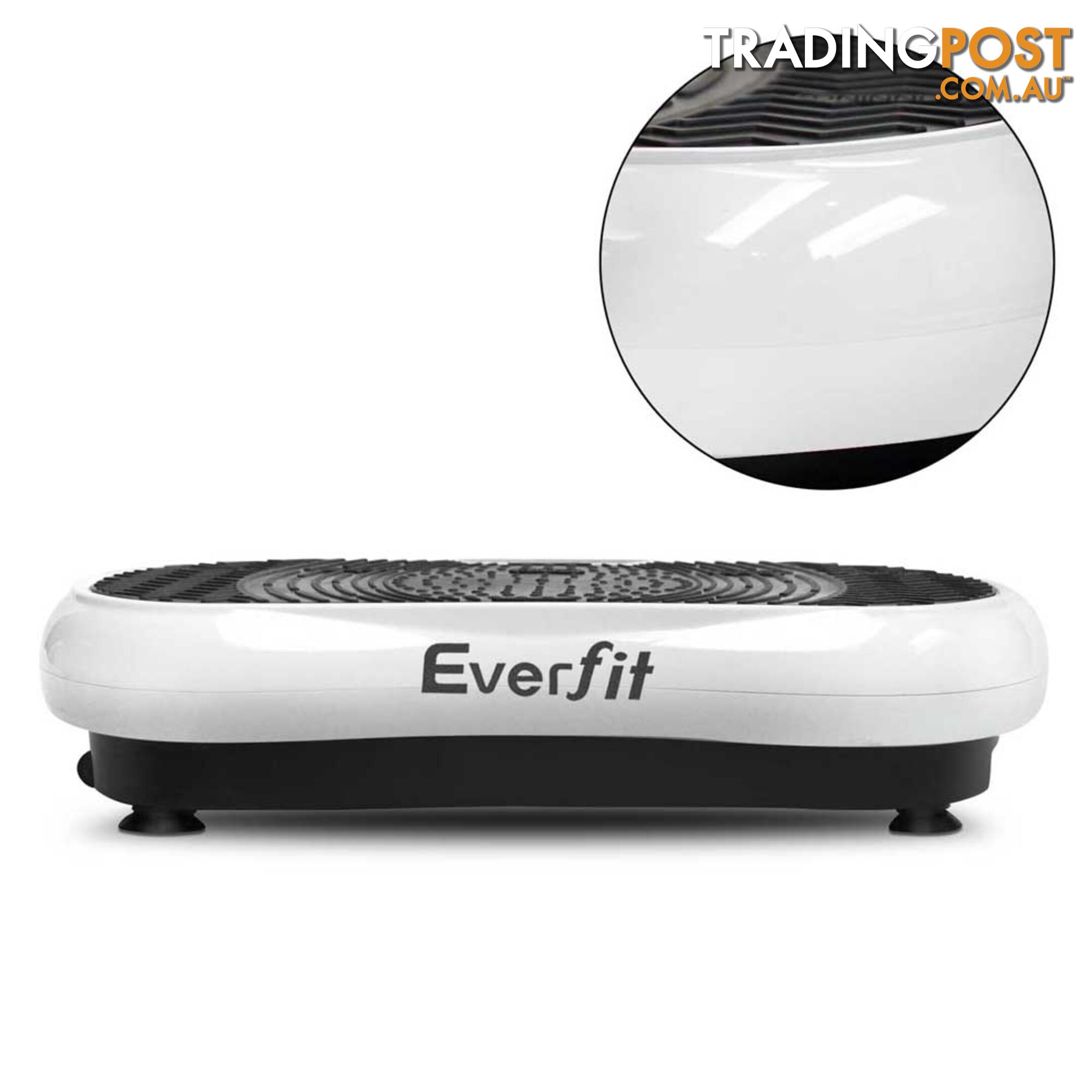 Slim Vibration Plate 1000W Exercise Fitness Massage Body Shape Power Plate White