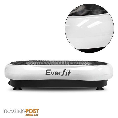 Slim Vibration Plate 1000W Exercise Fitness Massage Body Shape Power Plate White