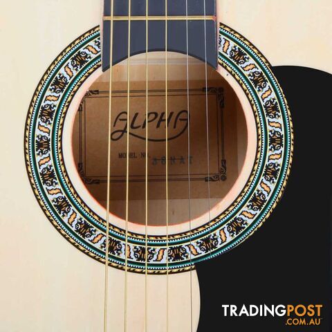 38 Inch Wooden Acoustic Guitar Natural