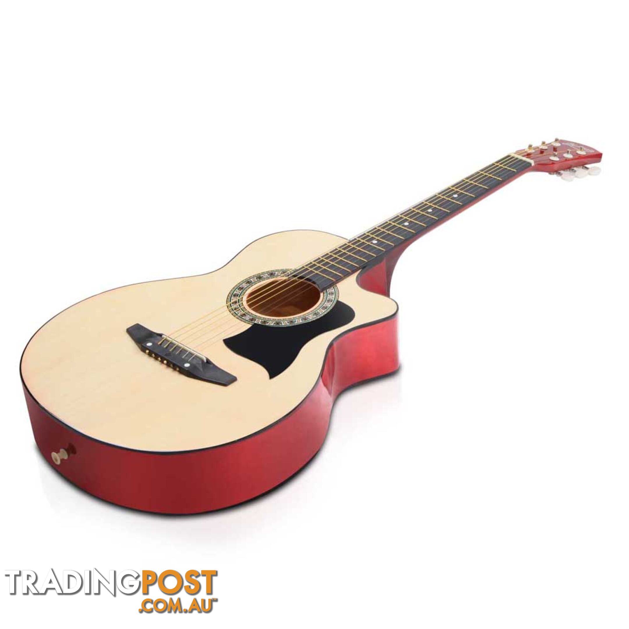 38 Inch Wooden Acoustic Guitar Natural