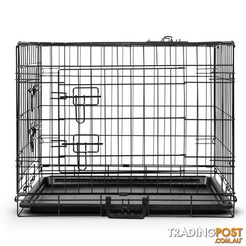 Metal Collapsible Dog Cage 24IN