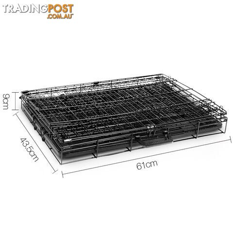 Metal Collapsible Dog Cage 24IN