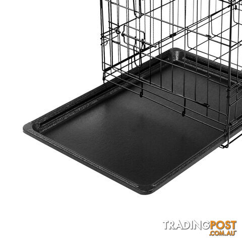 Metal Collapsible Dog Cage 24IN