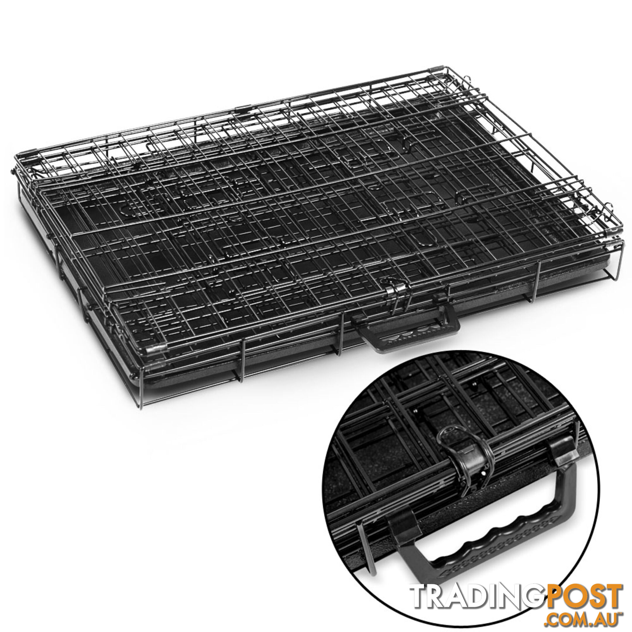 Metal Collapsible Dog Cage 24IN