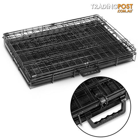 Metal Collapsible Dog Cage 24IN