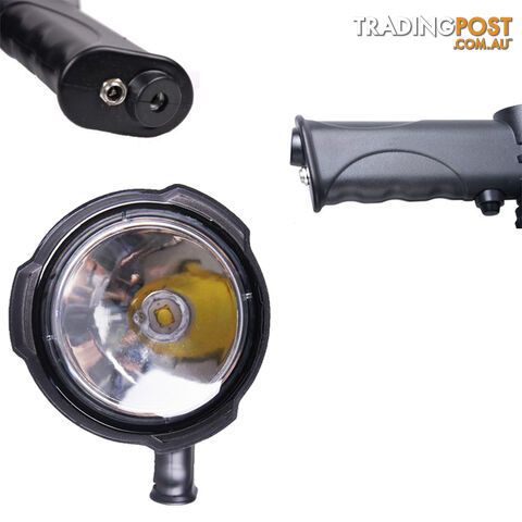 25W CREE LED Handheld Spot Light Rechargeable Spotlight Hunting Shooting 12V