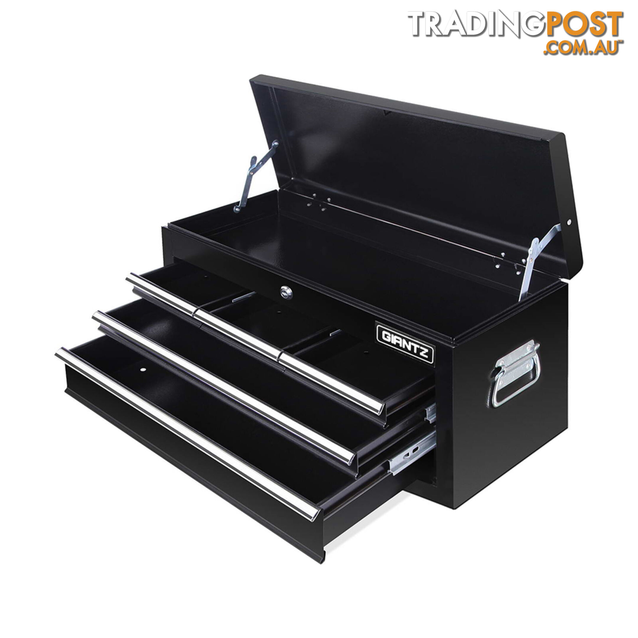 7 Drawers Mechanic Toolbox Chest Cabinet Tool Box Roller Trolley Black