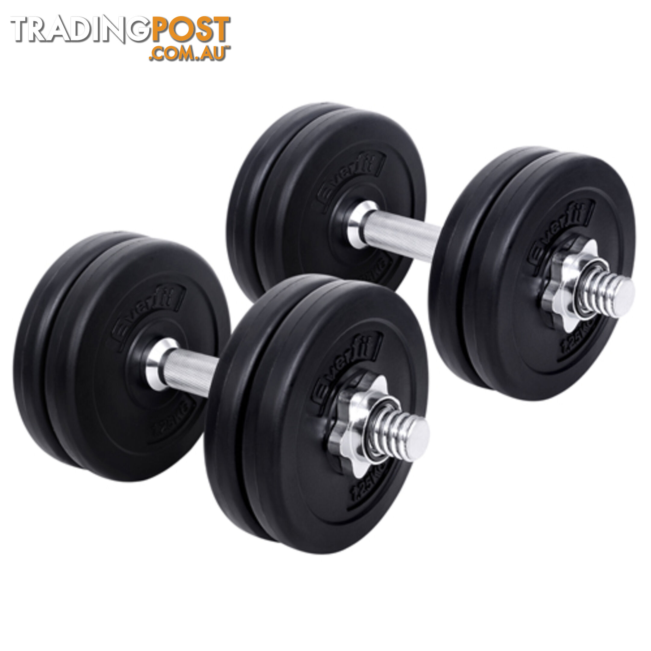 15kg Fitness Gym Exercise Dumbbell Set