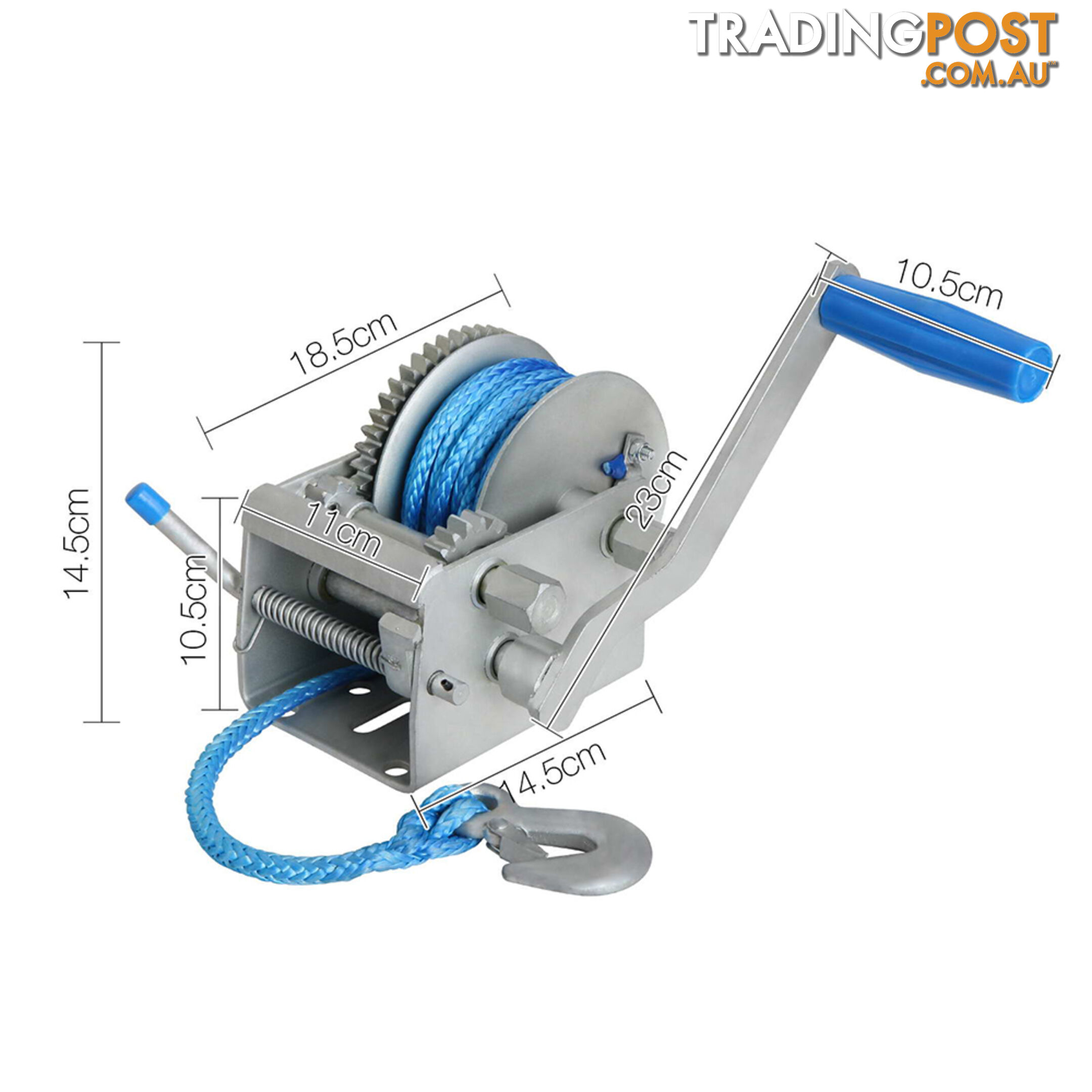 3 Speed Hand Winch with Rope