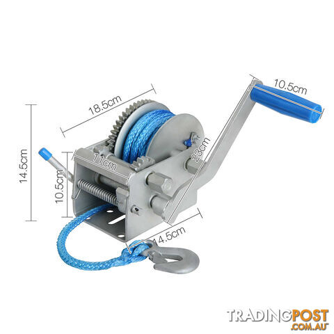 3 Speed Hand Winch with Rope