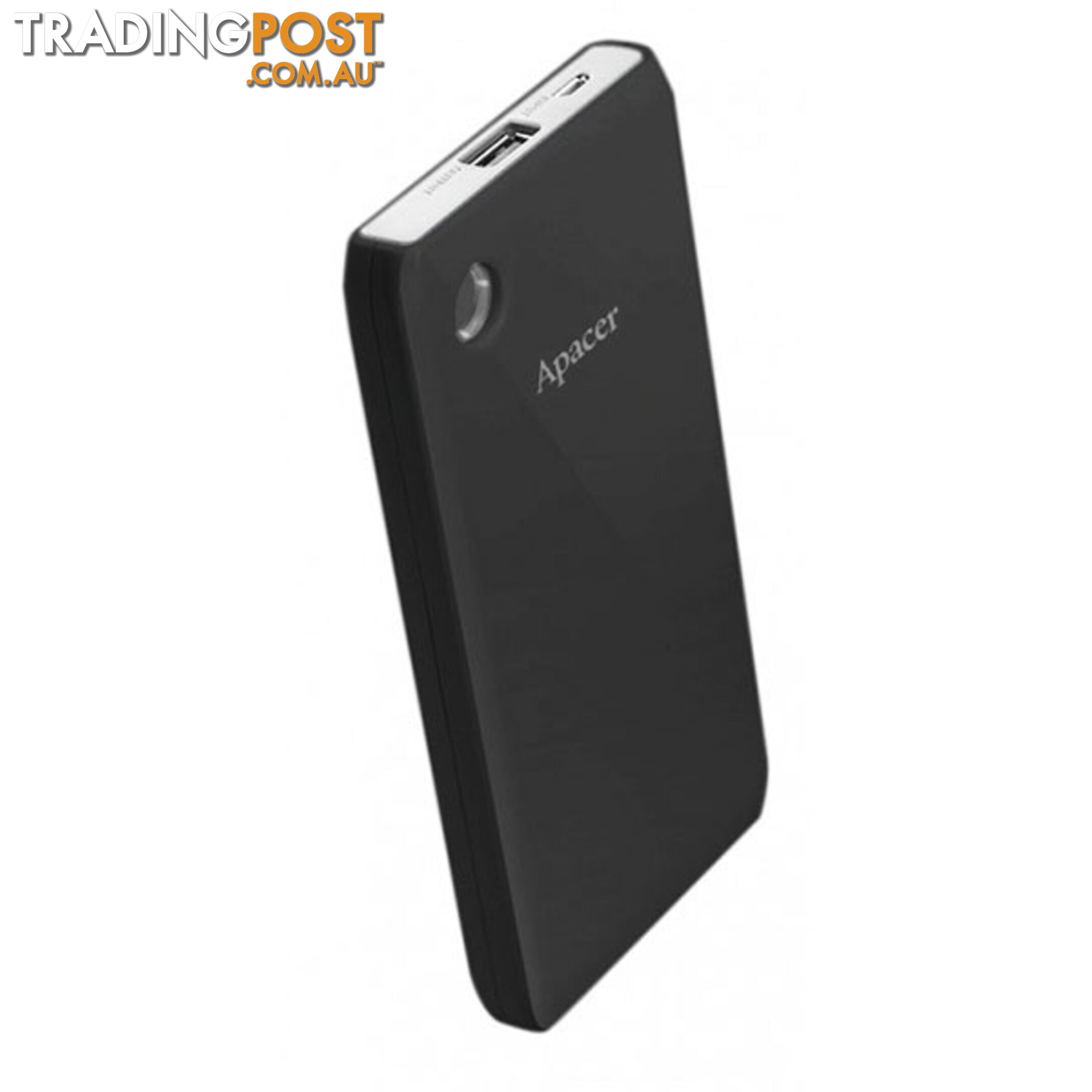 APACER DELUXE PORTABLE POWERBANK 10000MAH BLACK COLOR ( B515 BLACK )