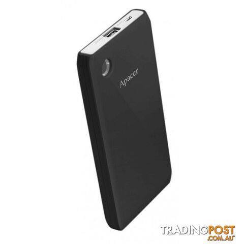 APACER DELUXE PORTABLE POWERBANK 10000MAH BLACK COLOR ( B515 BLACK )