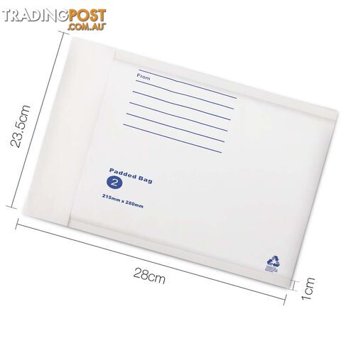 Bubble Padded Mail Envelopes 200pcs 215mm x 280mm