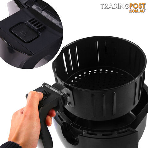 2.2L Air Fryer Low Fat Oil Less Deep Cooker Fast Healthy Black - photo 5 of 9