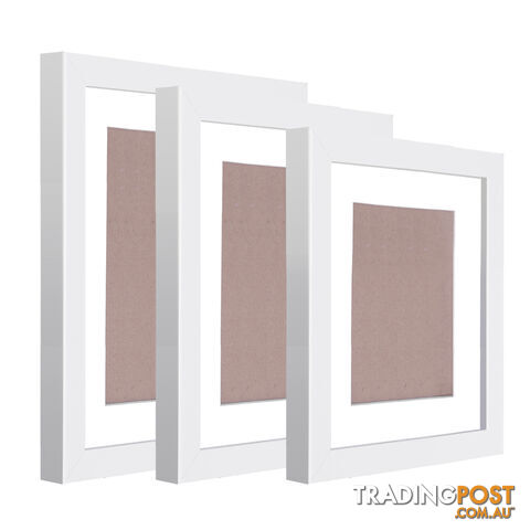 11 Piece Picture Frames Set Multi Wall Photo Home Decor Art White Gift Present