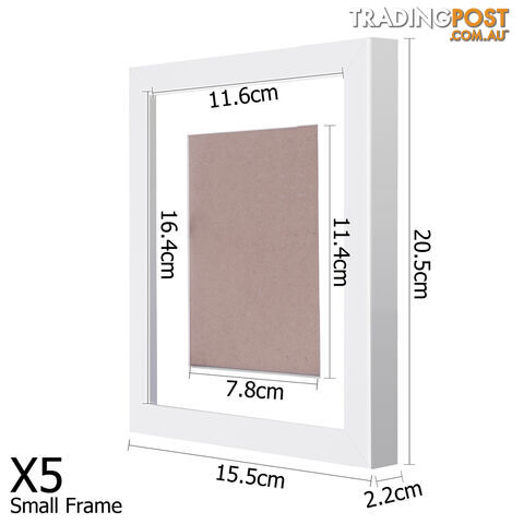 11 Piece Picture Frames Set Multi Wall Photo Home Decor Art White Gift Present