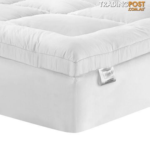 Luxury Mattress Topper Protector Pad Cover Pillowtop Memory Resistant Double