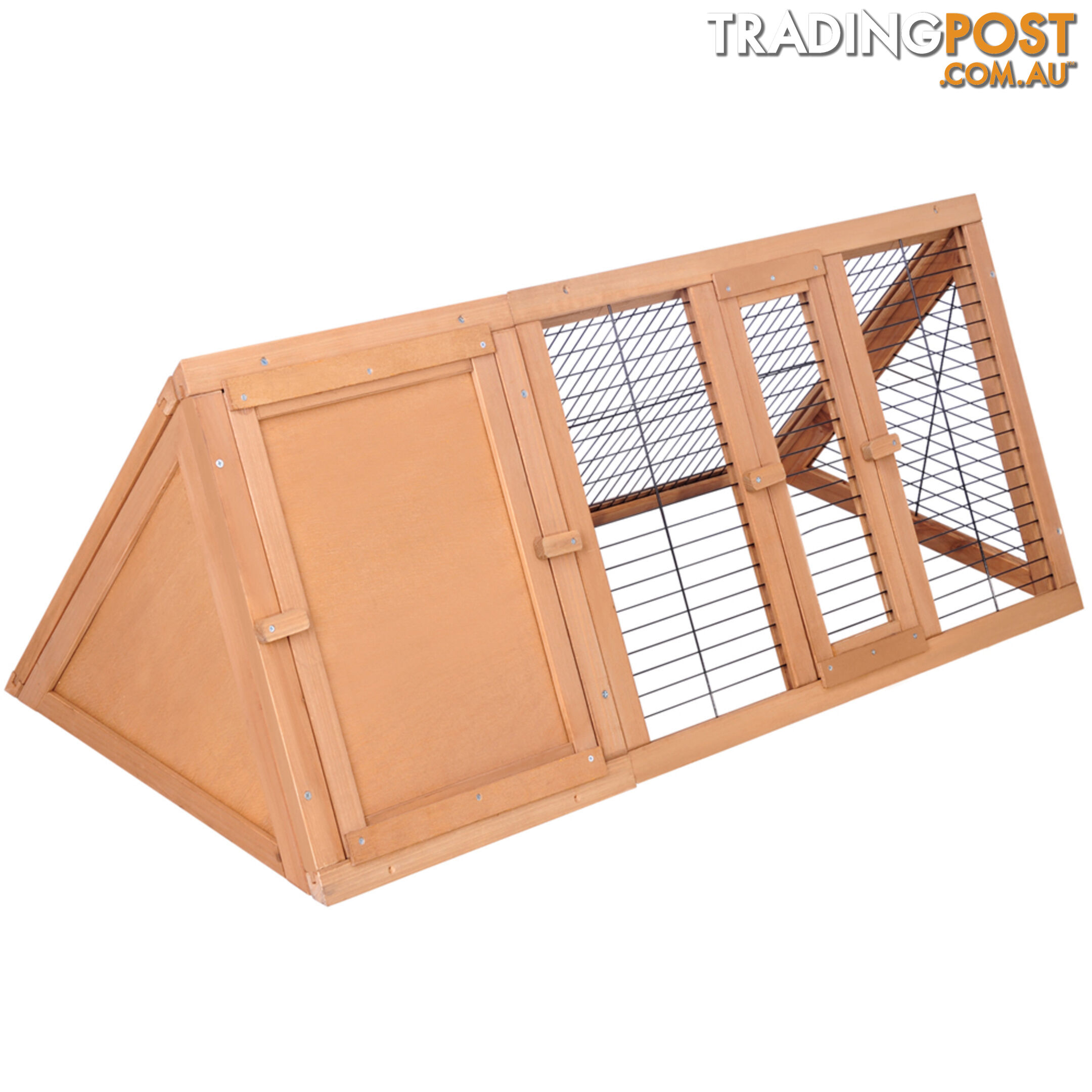 Rabbit Hutch Guinea Pig Chicken Ferret Cage Triangle