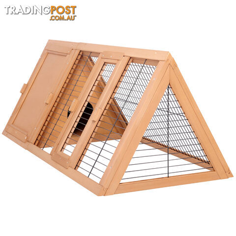 Rabbit Hutch Guinea Pig Chicken Ferret Cage Triangle