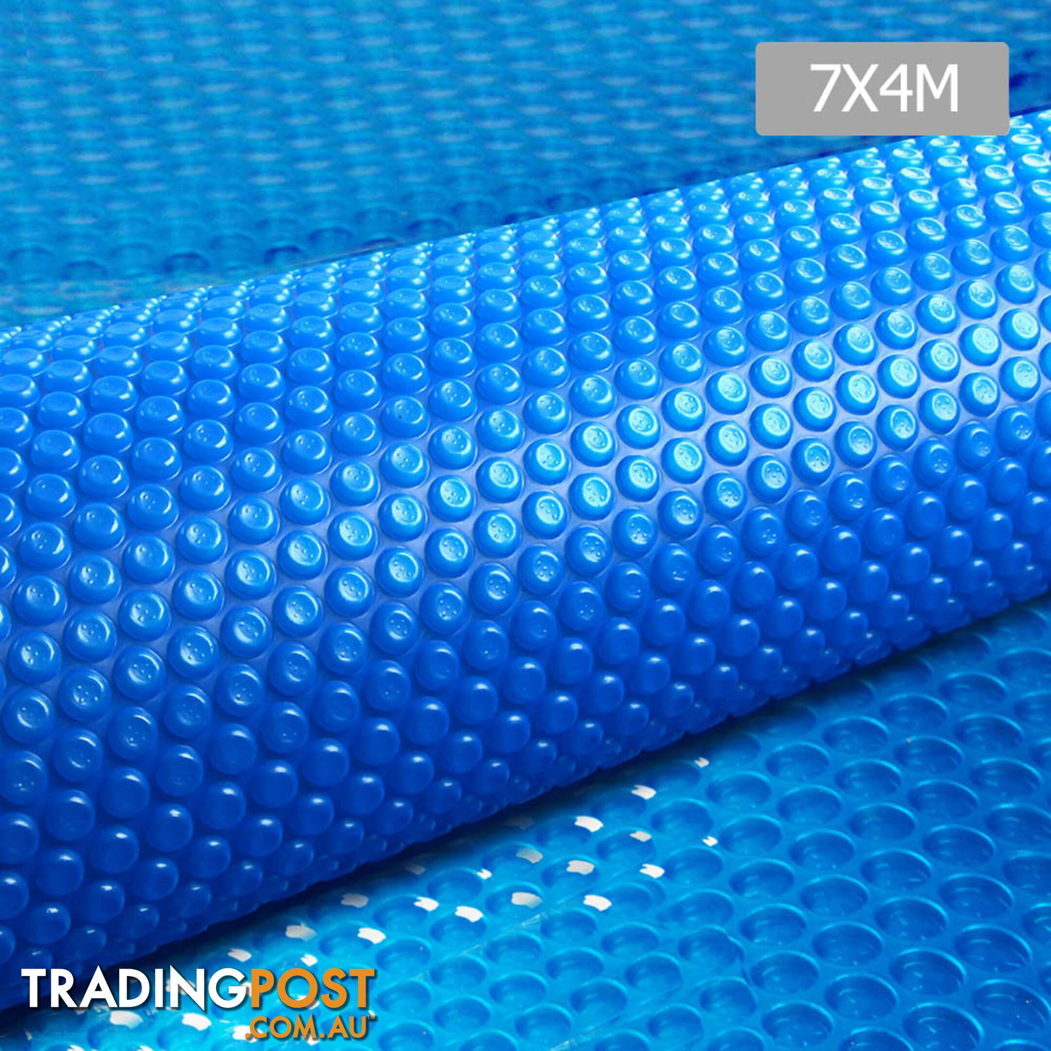 7m X 4m Outdoor Solar Swimming Pool Cover Winter 400 Micron Bubble Blanket