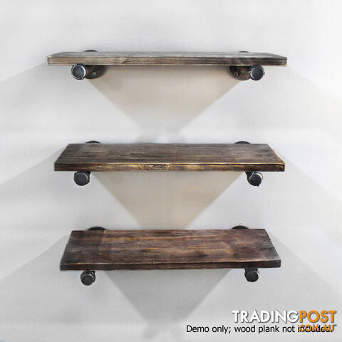 Set of 6 Rustic Vintage Bracket Mount 8in - photo 5 of 9