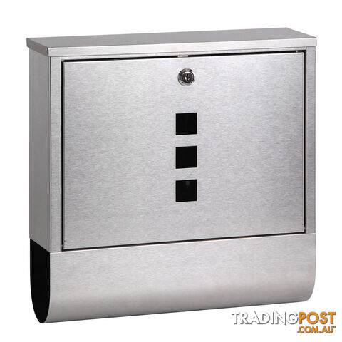 Wall Mount Mail Box Stainless Steel Letter Box Post Newspaper Mailbox Letterbox