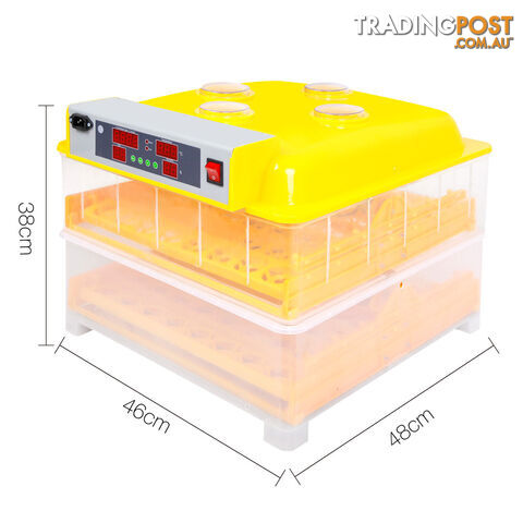 Automatic Digital LED 96 Egg Incubator Turning Chicken Duck Quail Poultry