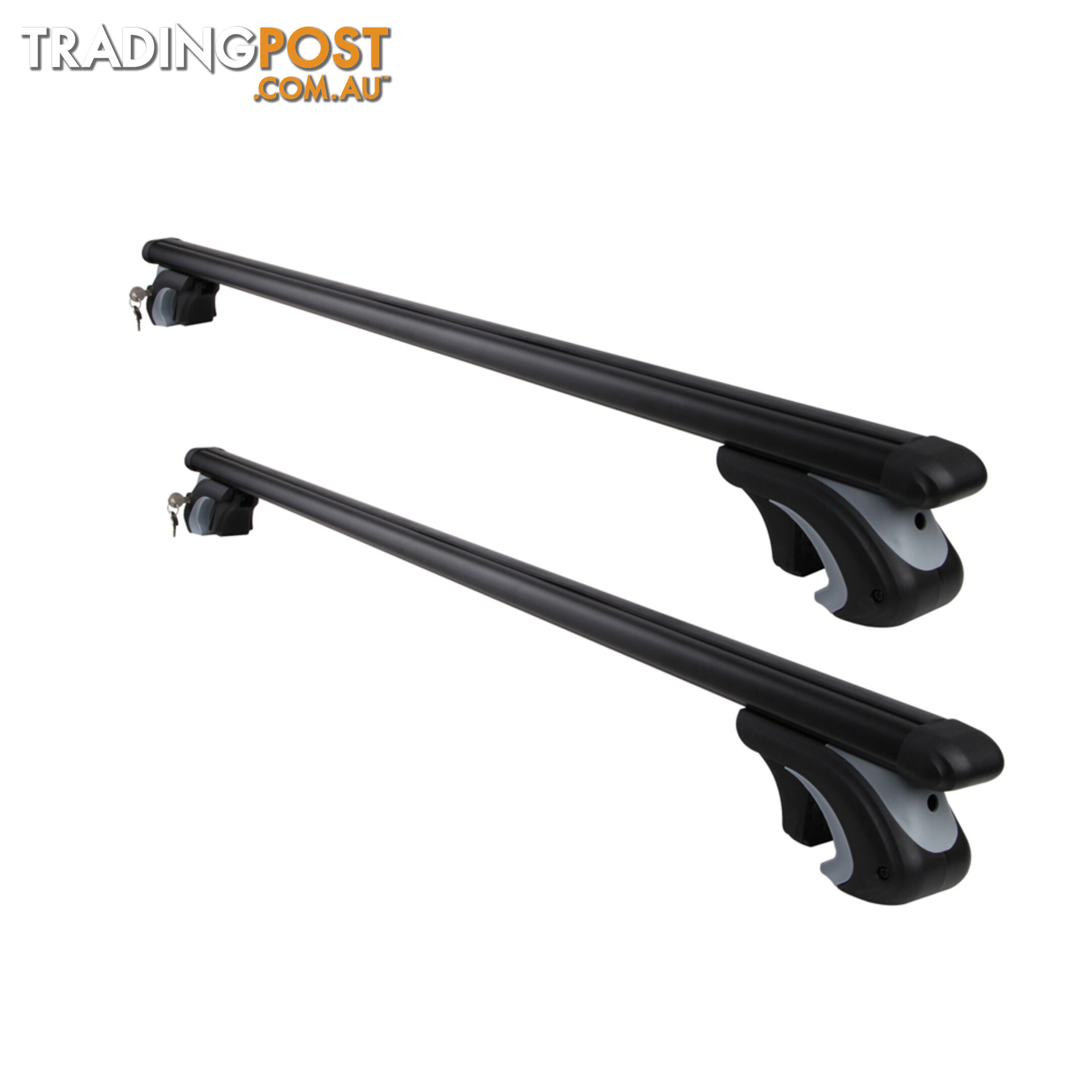 Universal Roof Racks Cross Bars 120cm Lockable Black