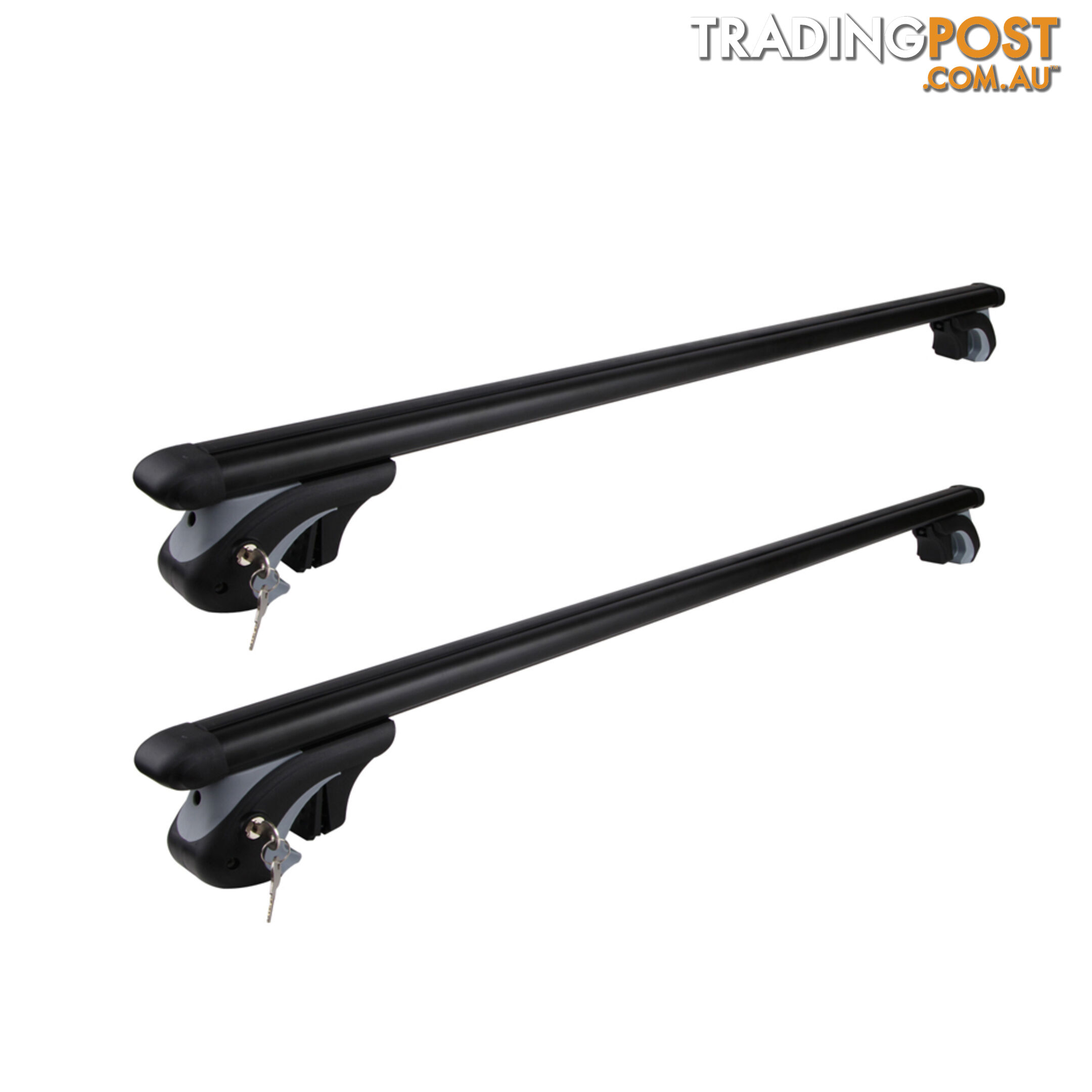 Universal Roof Racks Cross Bars 120cm Lockable Black