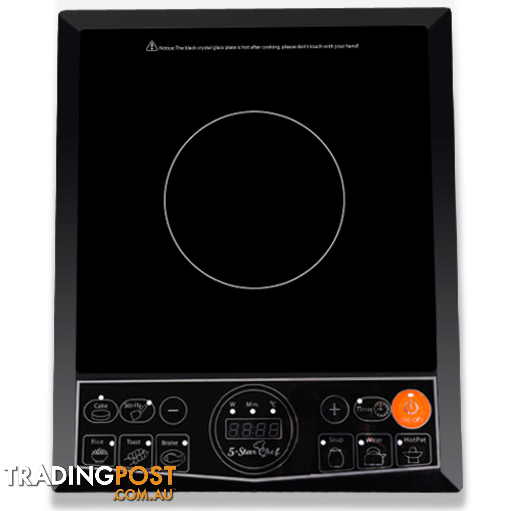 Portable Electric Induction Cooktop Kitchen Stove Ceramic Hot Plate Cook Top