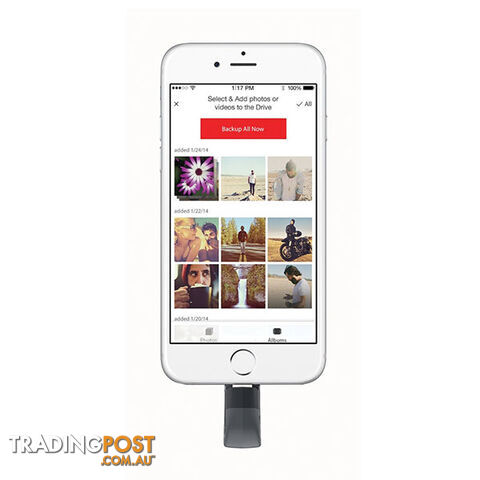 SANDISK IXPAND FLASH DRIVE SDIX30N 64GB GREY IOS USB 3.0 (SDIX30N-064G) - photo 3 of 4
