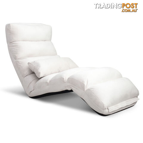 Lounge Sofa Chair - 75 Adjustable Angles _ Ivory