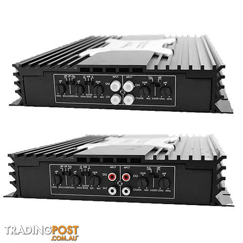 New PowerVox 5600 Watt 4 Channel Car Amplifier Black - photo 3 of 4