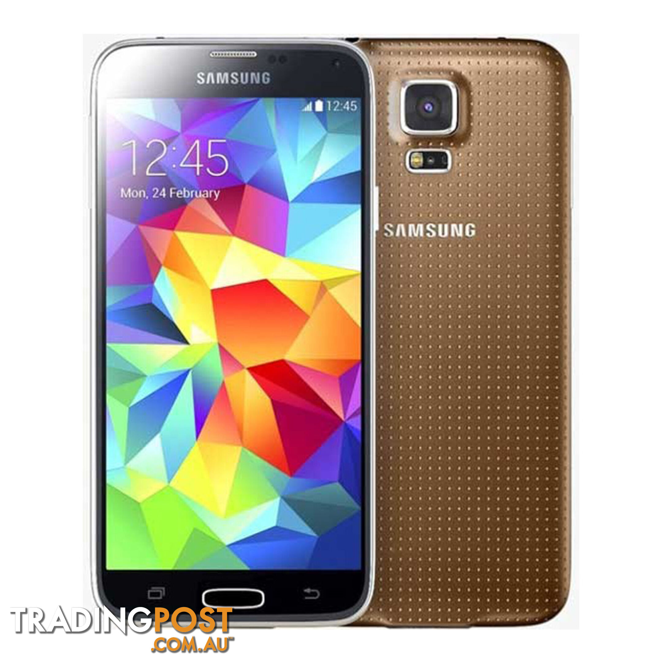 Samsung Galaxy S5 G900i Mobile Phone Gold Refurbished