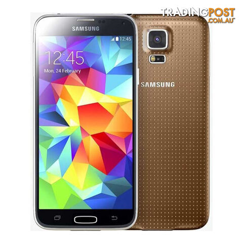 Samsung Galaxy S5 G900i Mobile Phone Gold Refurbished