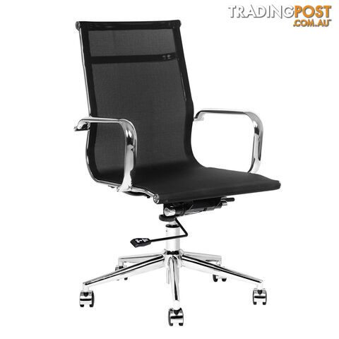 Executive Mesh Office Computer Chair Recliner Eames Replica Armchair Black