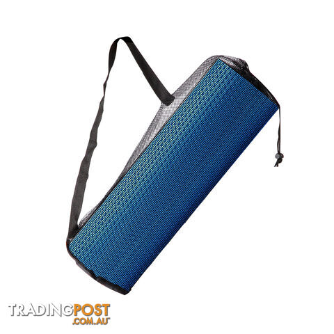 Yoga Gym Pilates EVA Stick Foam Roller Blue 45 x 15cm