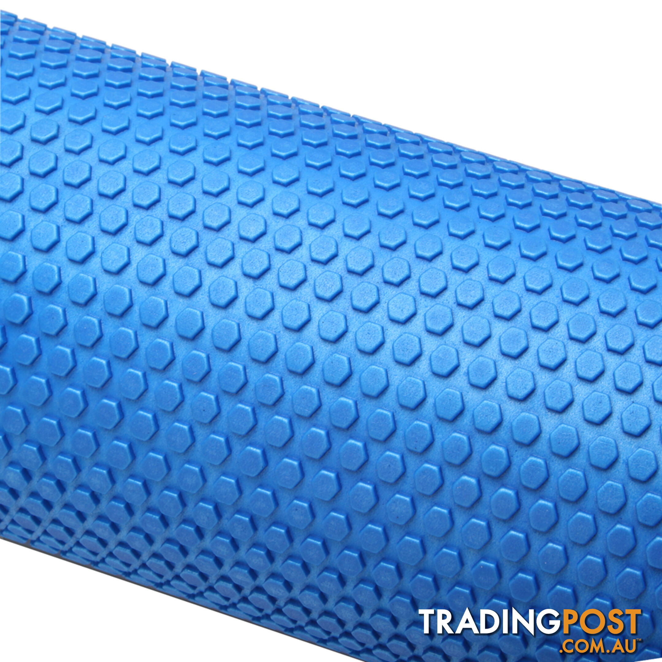 Yoga Gym Pilates EVA Stick Foam Roller Blue 45 x 15cm