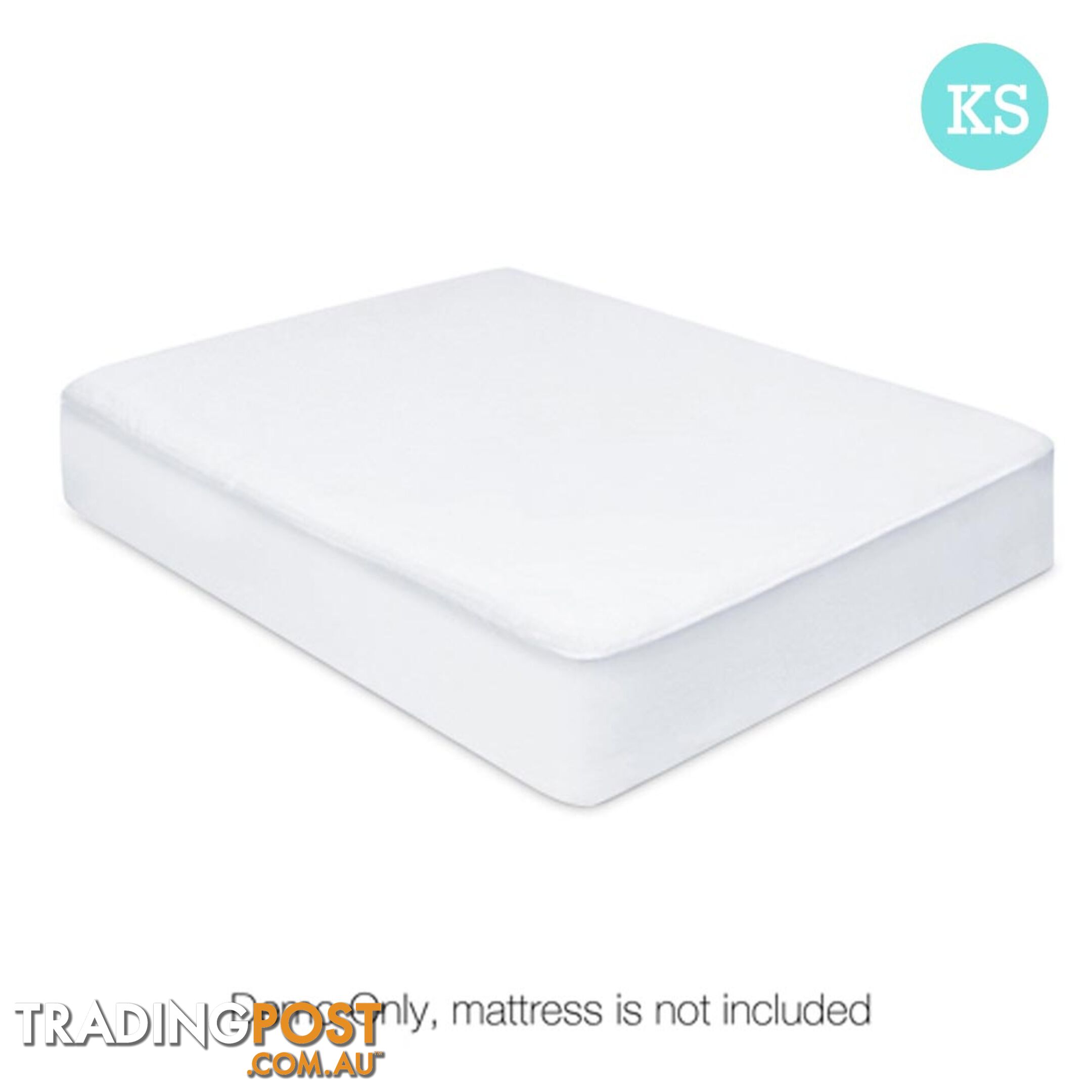 Fitted Non-Woven Waterproof Mattress Protector PU Coating Bed Cover King Single