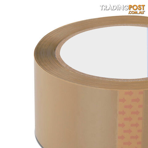 36 Rolls Packing Tape 48mm x 75m Shipping Box Carton Packaging Browntape
