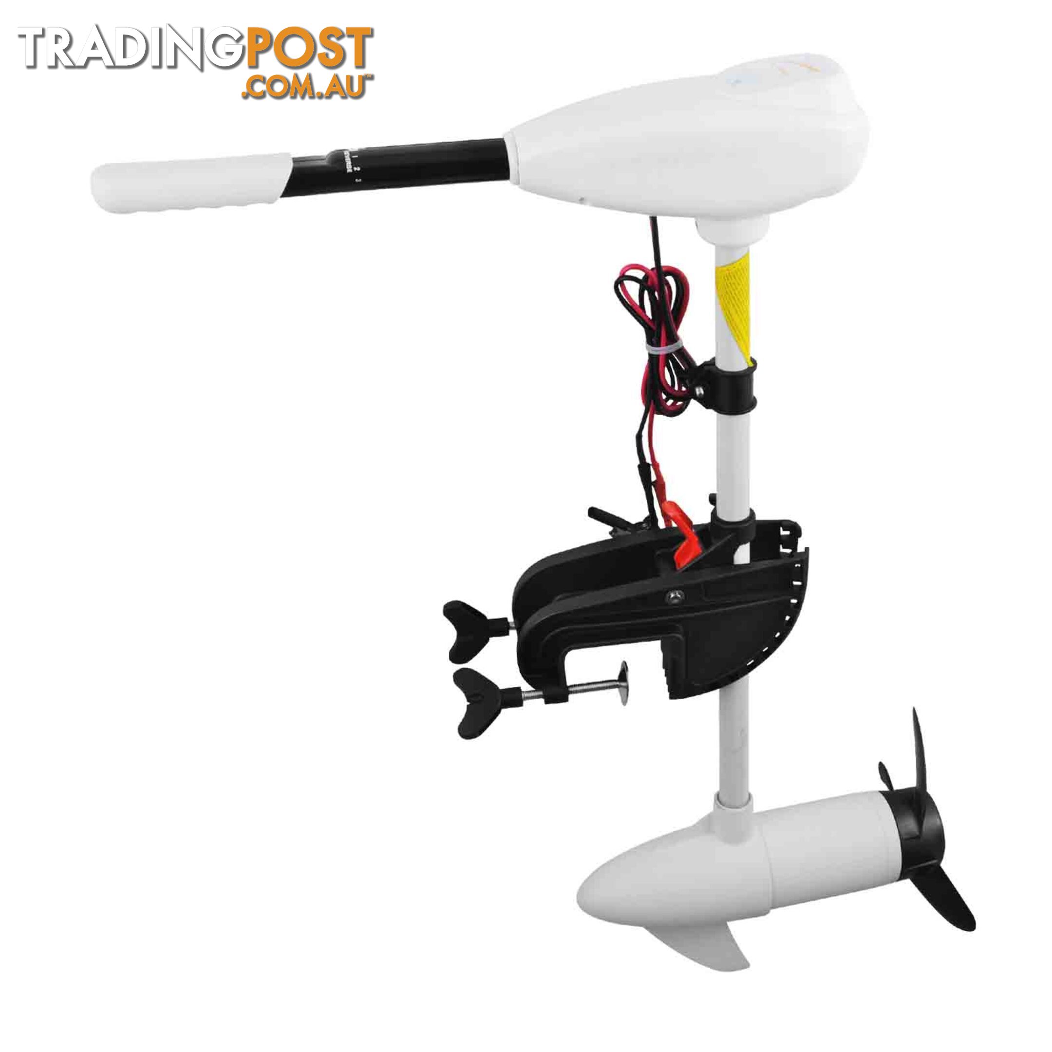 55LBS Electric Outboard Trolling Motor Inflatable Boat Engine Fish White